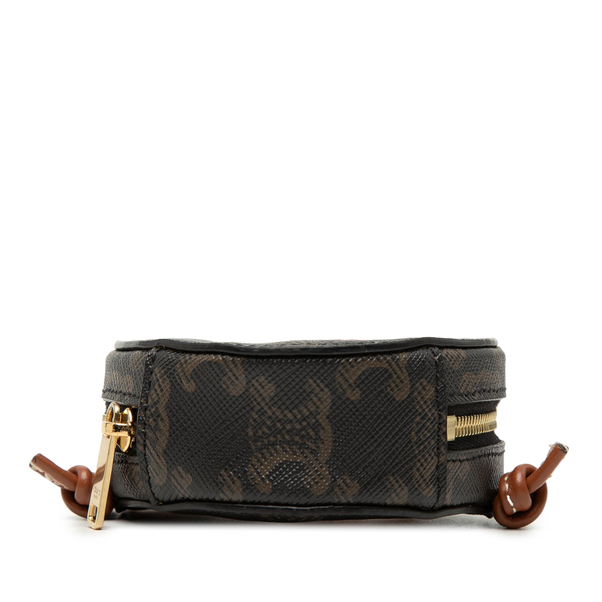 Micro Triomphe Coated Canvas Heart Crossbody - Image 3