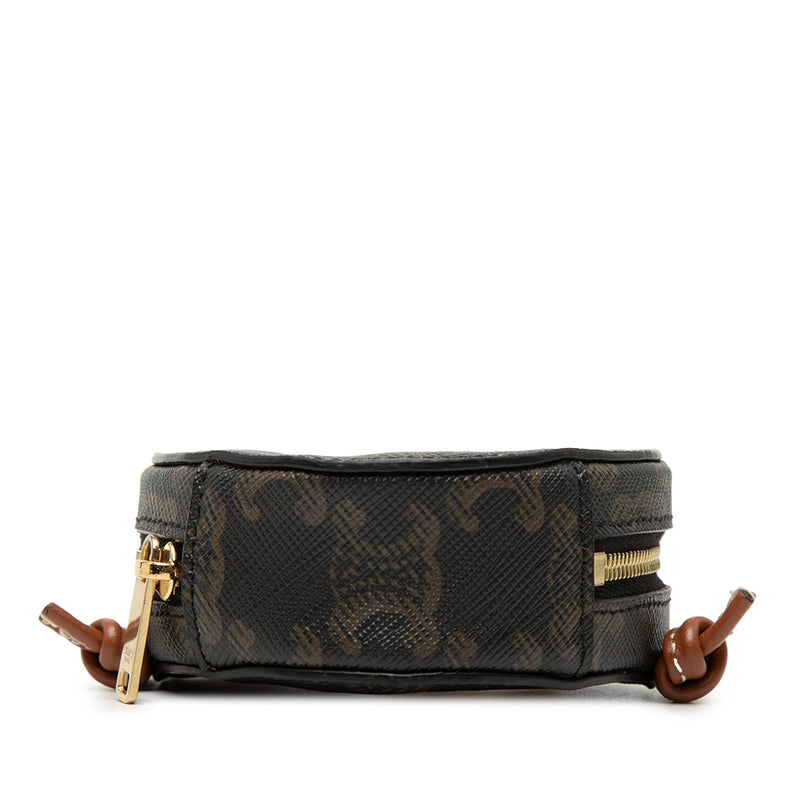 Micro Triomphe Coated Canvas Heart Crossbody - Image 3