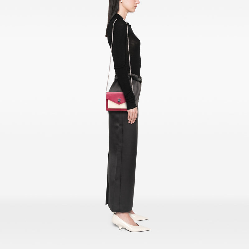 Bicolor Leather MyLockMe Chain Pochette - Image 13