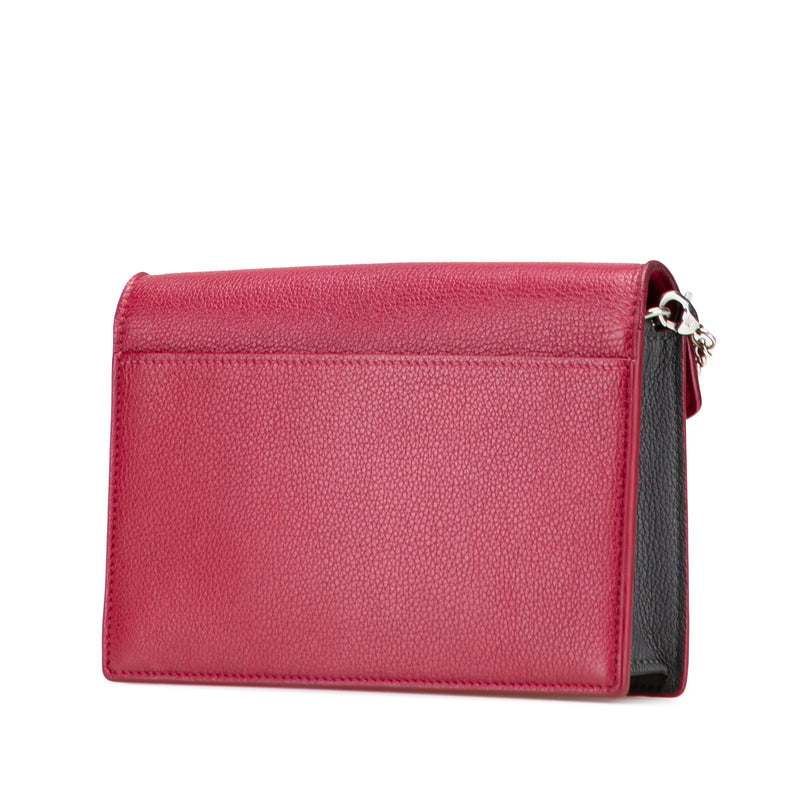 Bicolor Leather MyLockMe Chain Pochette - Image 2