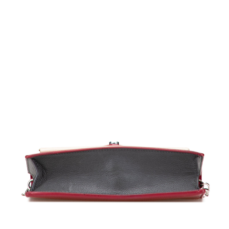 Bicolor Leather MyLockMe Chain Pochette - Image 3