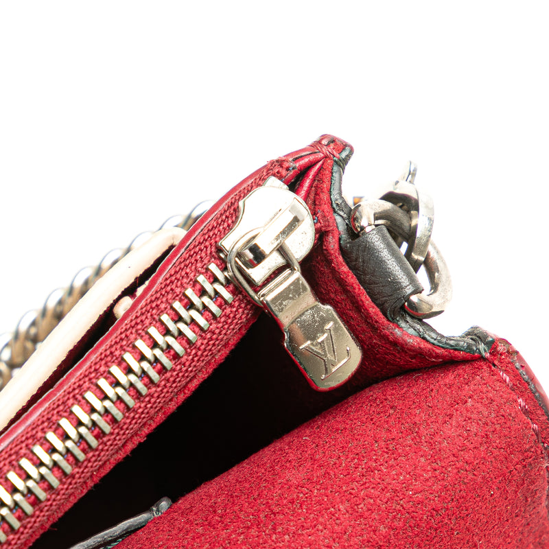 Bicolor Leather MyLockMe Chain Pochette - Image 9