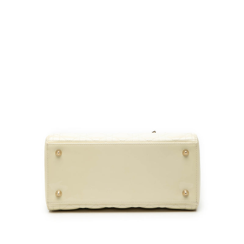 Medium Patent Cannage Lady Dior - Image 3