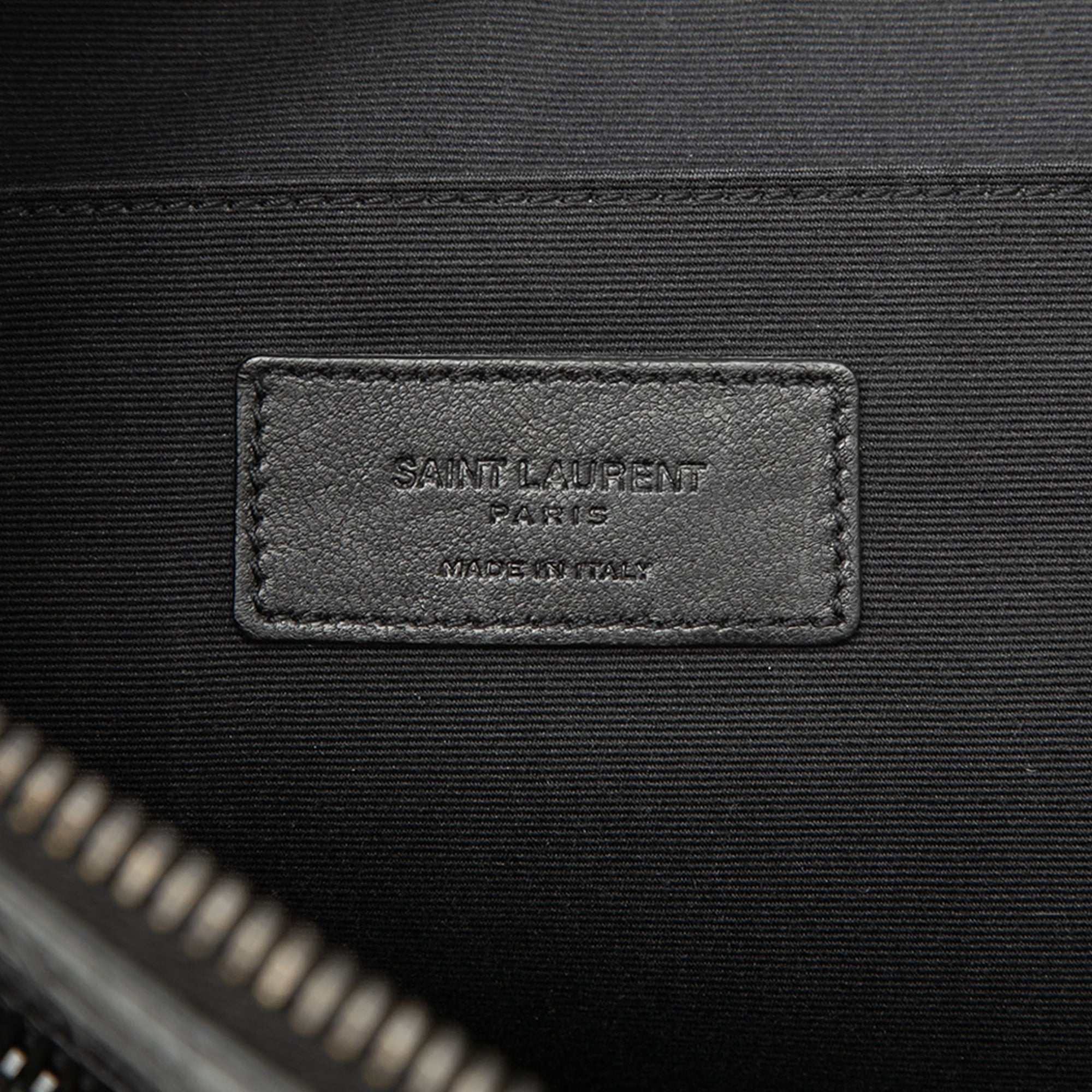 Croc Embossed Leather Clutch - Image 5