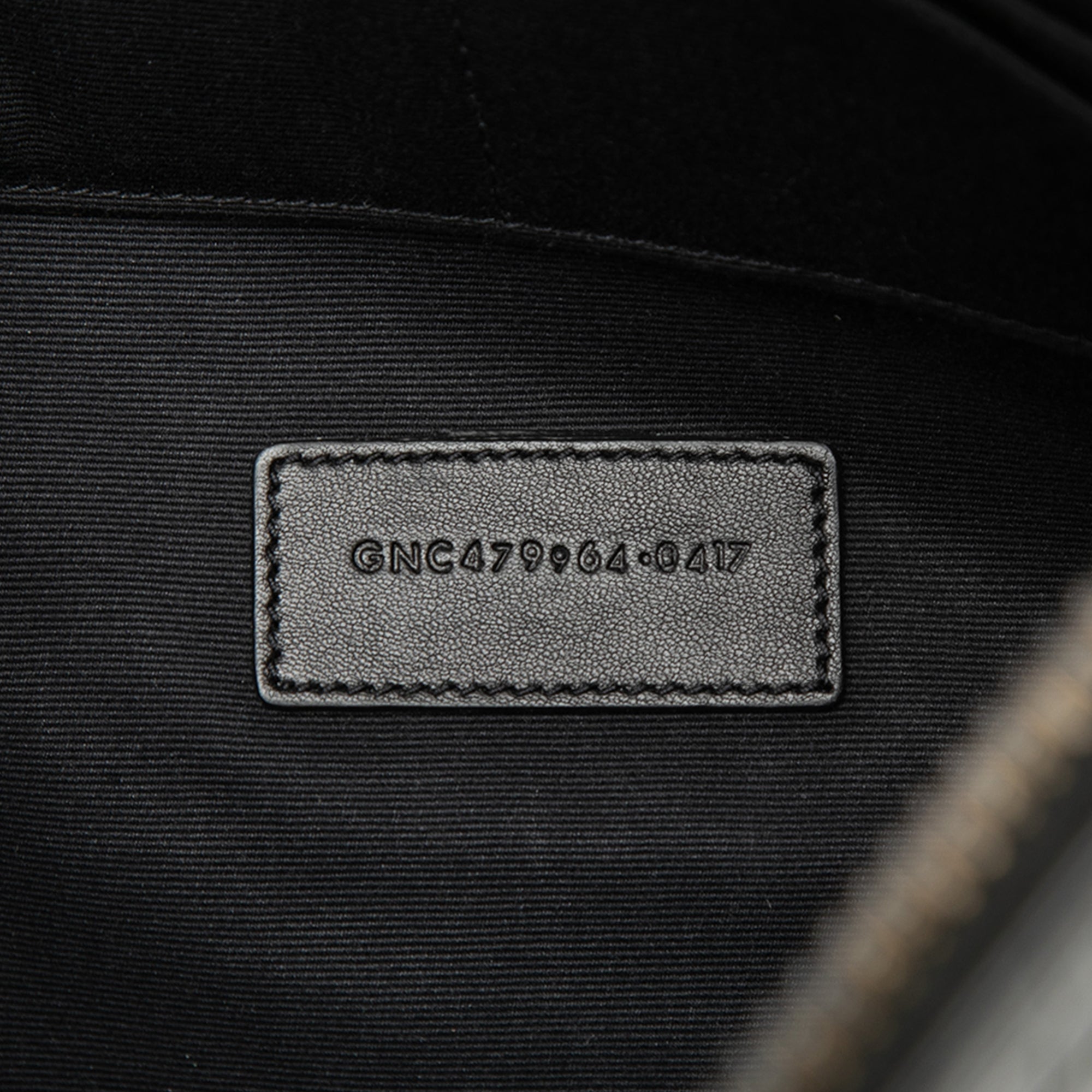 Croc Embossed Leather Clutch - Image 6