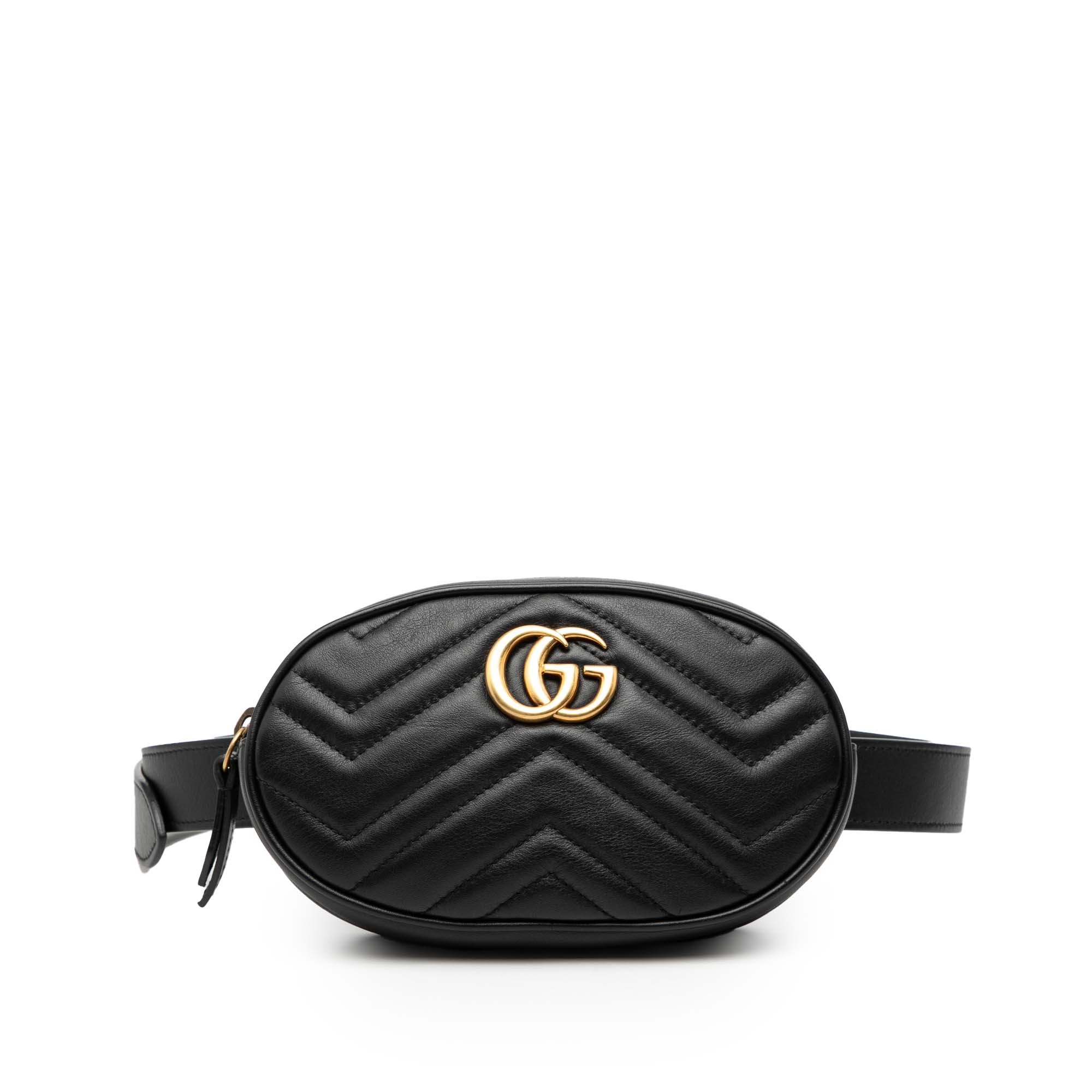 GG Marmont Matelasse Leather Belt Bag - Image 1