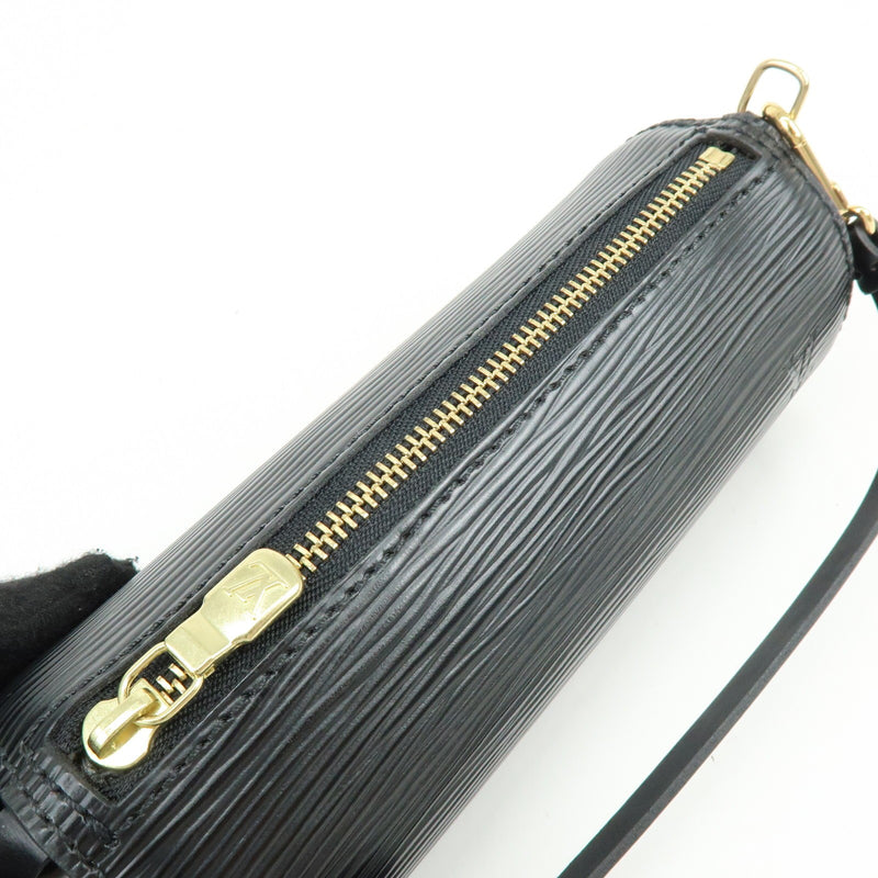 Louis Vuitton Soufflot Epi Leather Black Bag