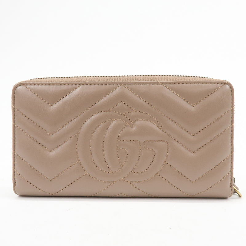 Gucci Gg Marmont Organizer Matelasse Leather Beige Accessory