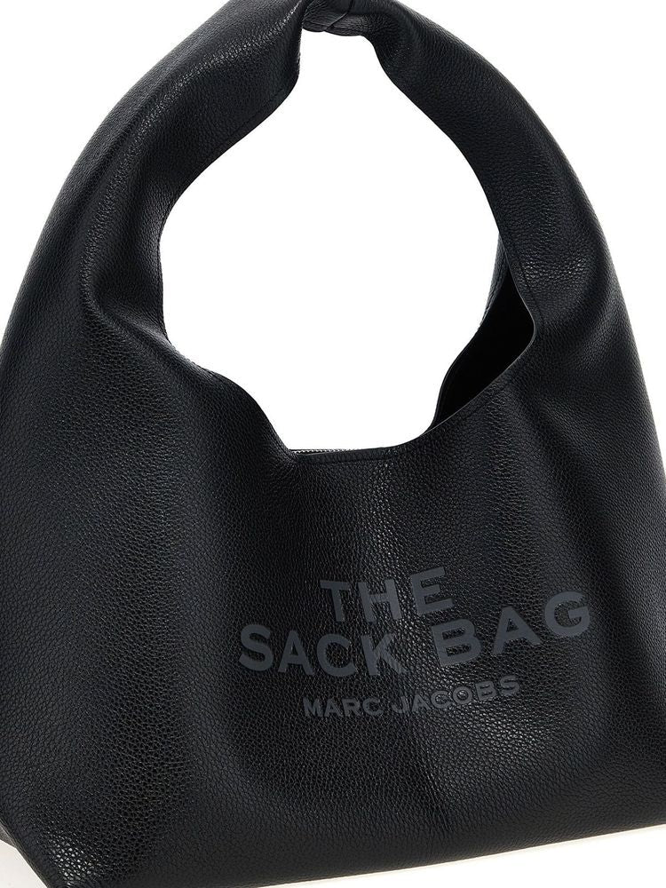 Marc Jacobs Pebbled Leather Shoulder Bag — Black Cow