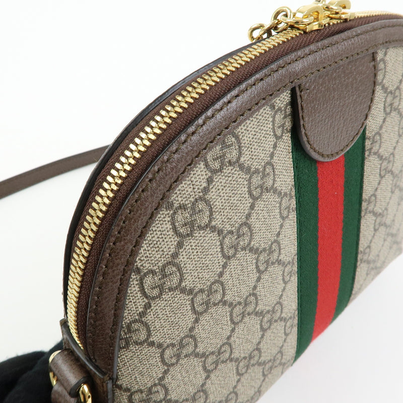 Gucci Ophidia Dome Gg Coated Canvas Beige Bag