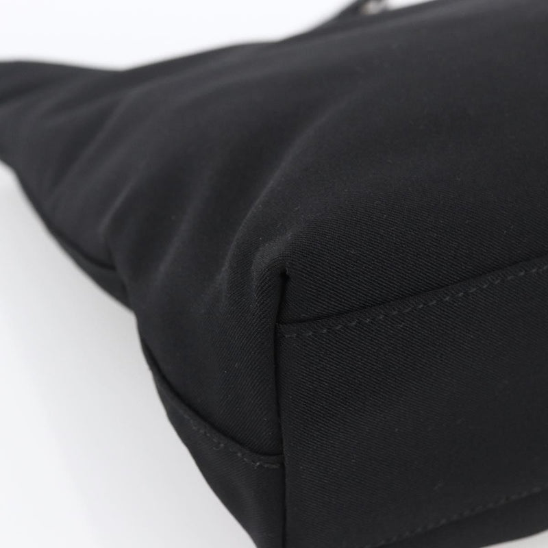 Salvatore Ferragamo Shoulder Bag Canvas Black