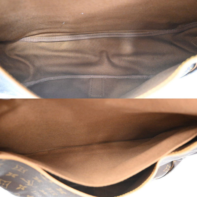 Louis Vuitton Saumur Monogram Canvas Brown Bag