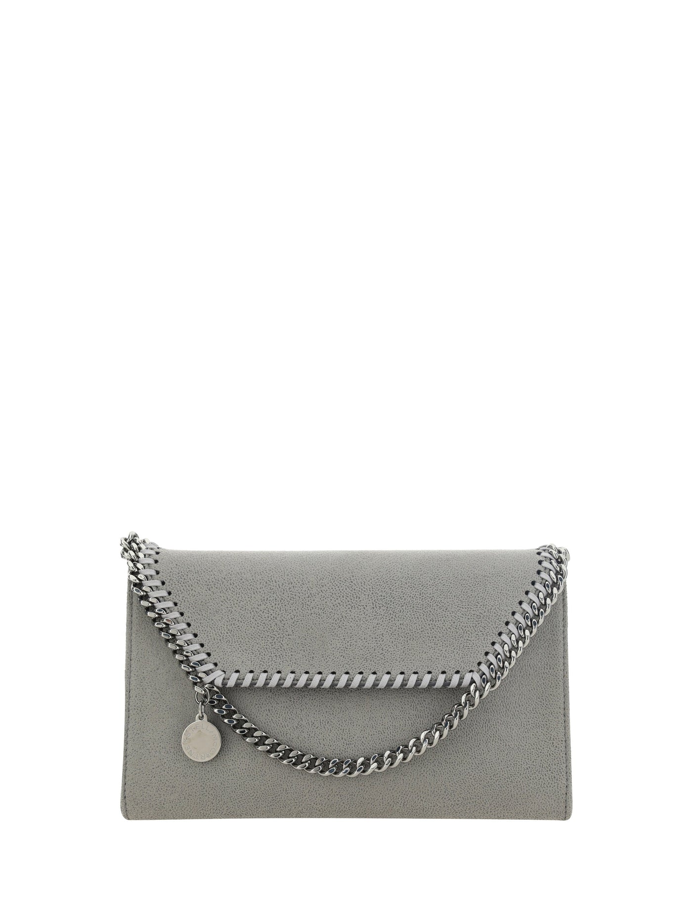 Stella Mccartney Falabella Shoulder Bag — Gray Polyester