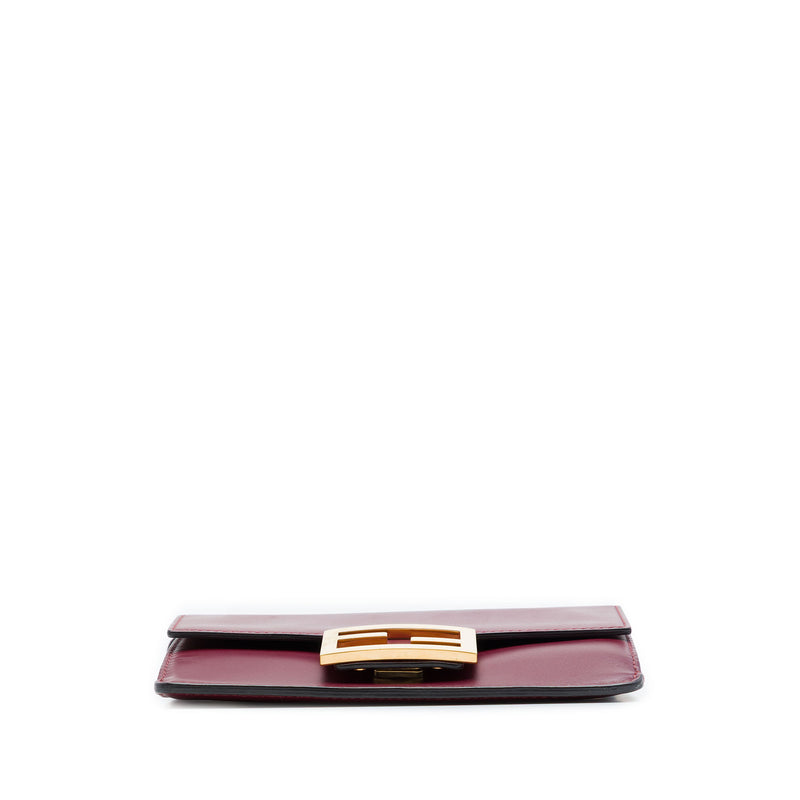 Mini Leather Flat Baguette Crossbody - Image 3