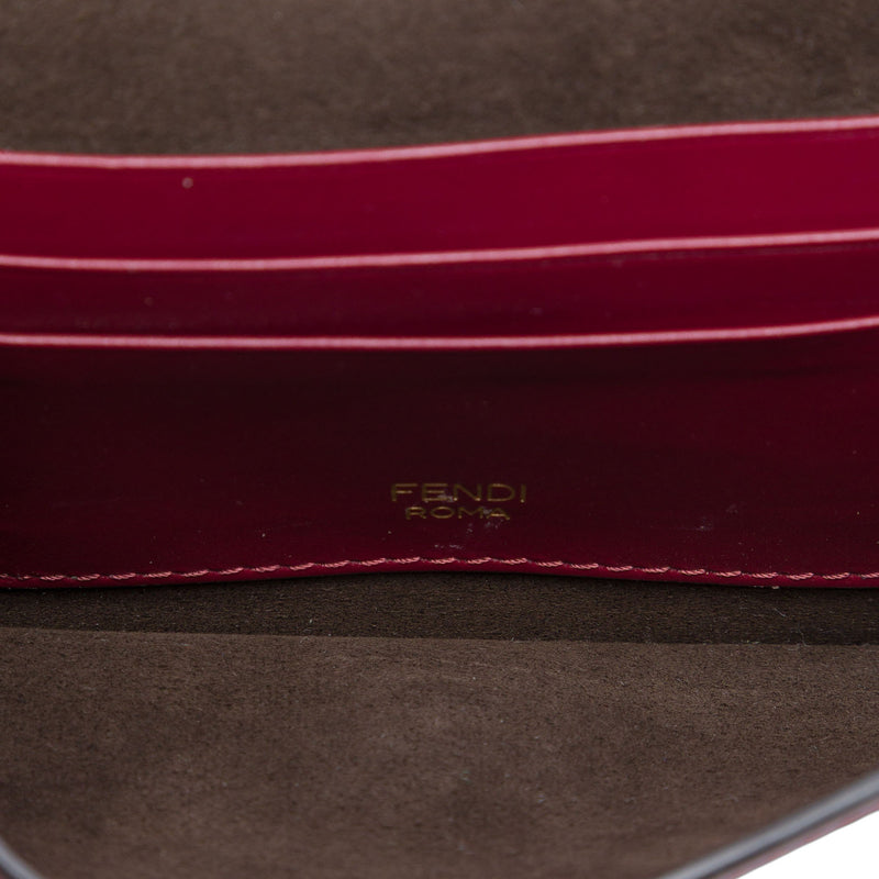 Mini Leather Flat Baguette Crossbody - Image 4