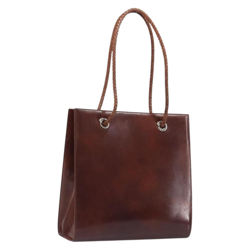 Cartier Panthère Patent Leather Brown Patent_leather Bag
