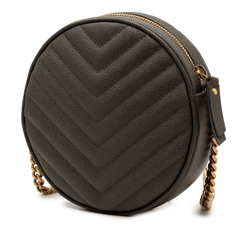 Grain De Poudre Chevron Round Vinyle Camera Bag - Image 2