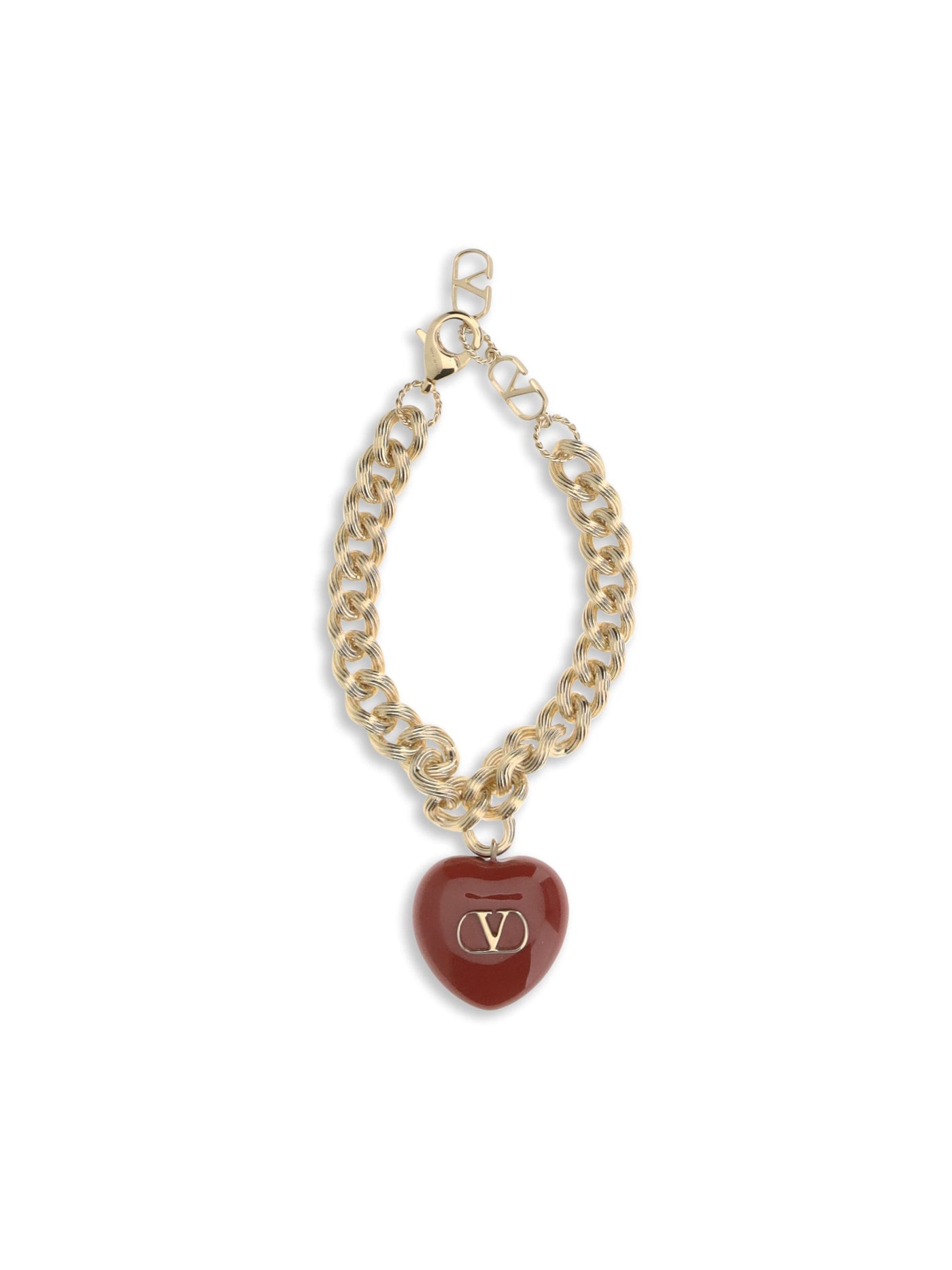 Valentino Garavani Coeur Royal Bracelet — Gold Brass Bracelets