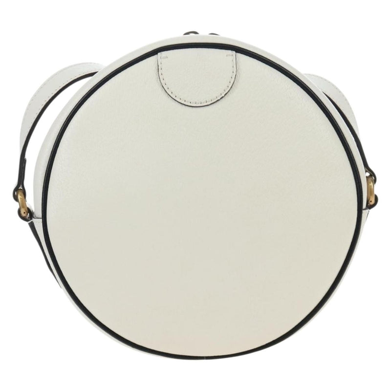 Gucci X Adidas Ophidia Round Leather White Bag
