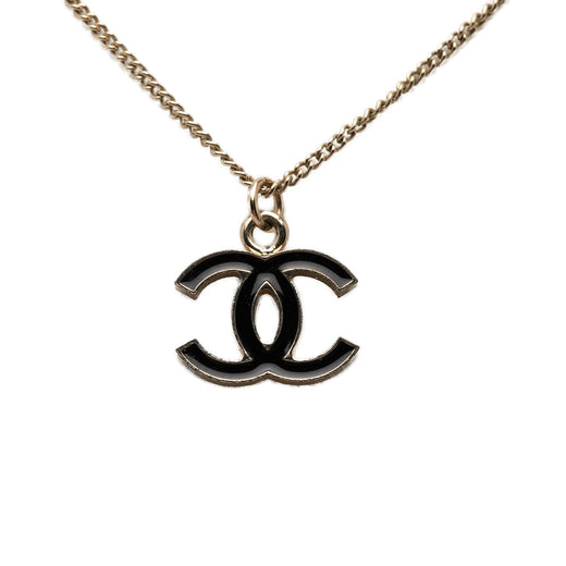 CC Brass Lacquered Pendant Necklace - Image 1