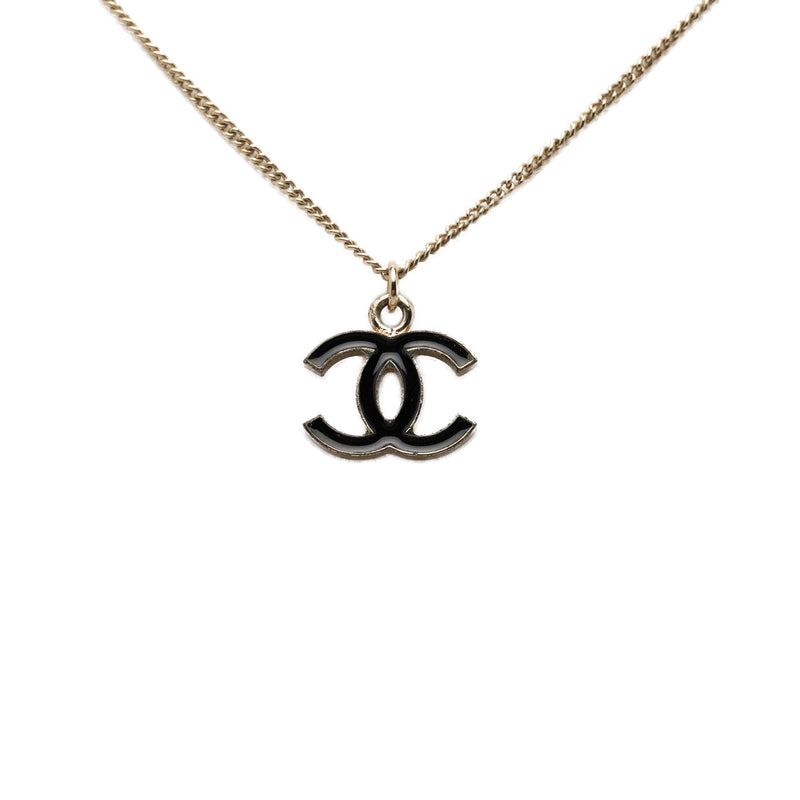 CC Brass Lacquered Pendant Necklace - Image 2