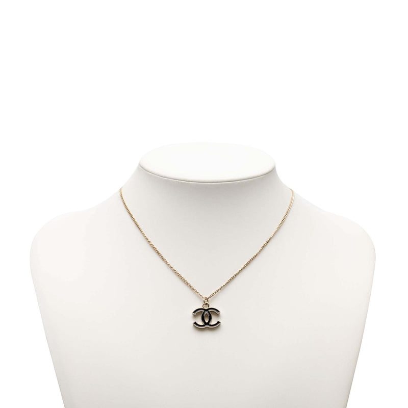 CC Brass Lacquered Pendant Necklace - Image 6