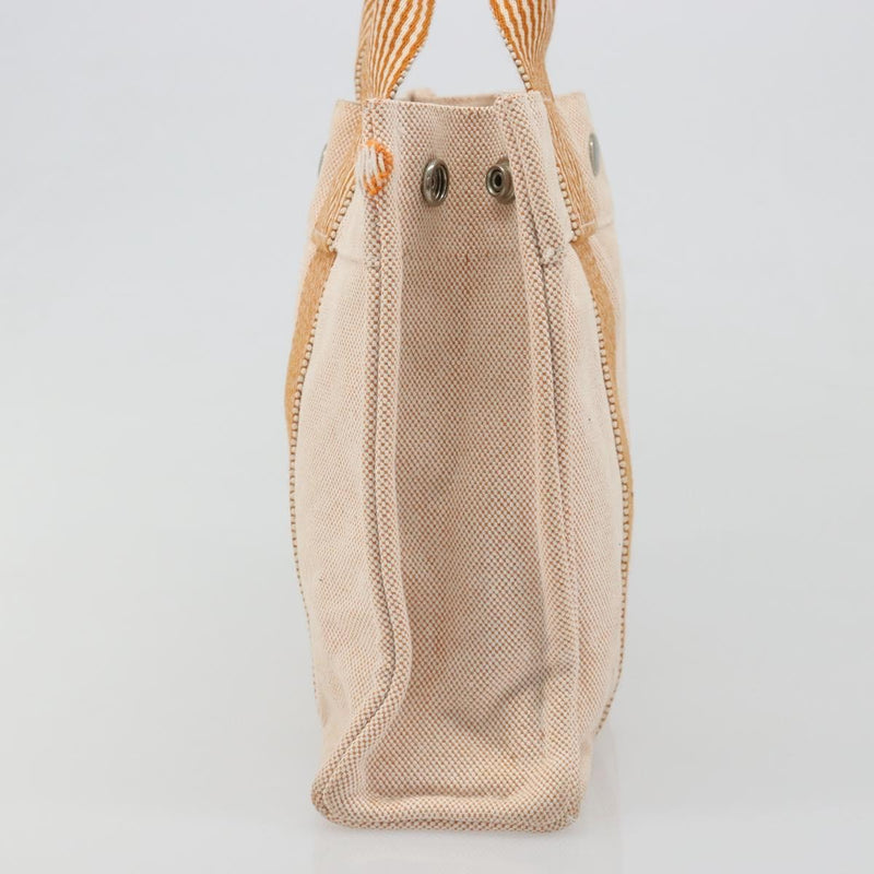 Hermes Fourre Tout Toile Orange Canvas Bag