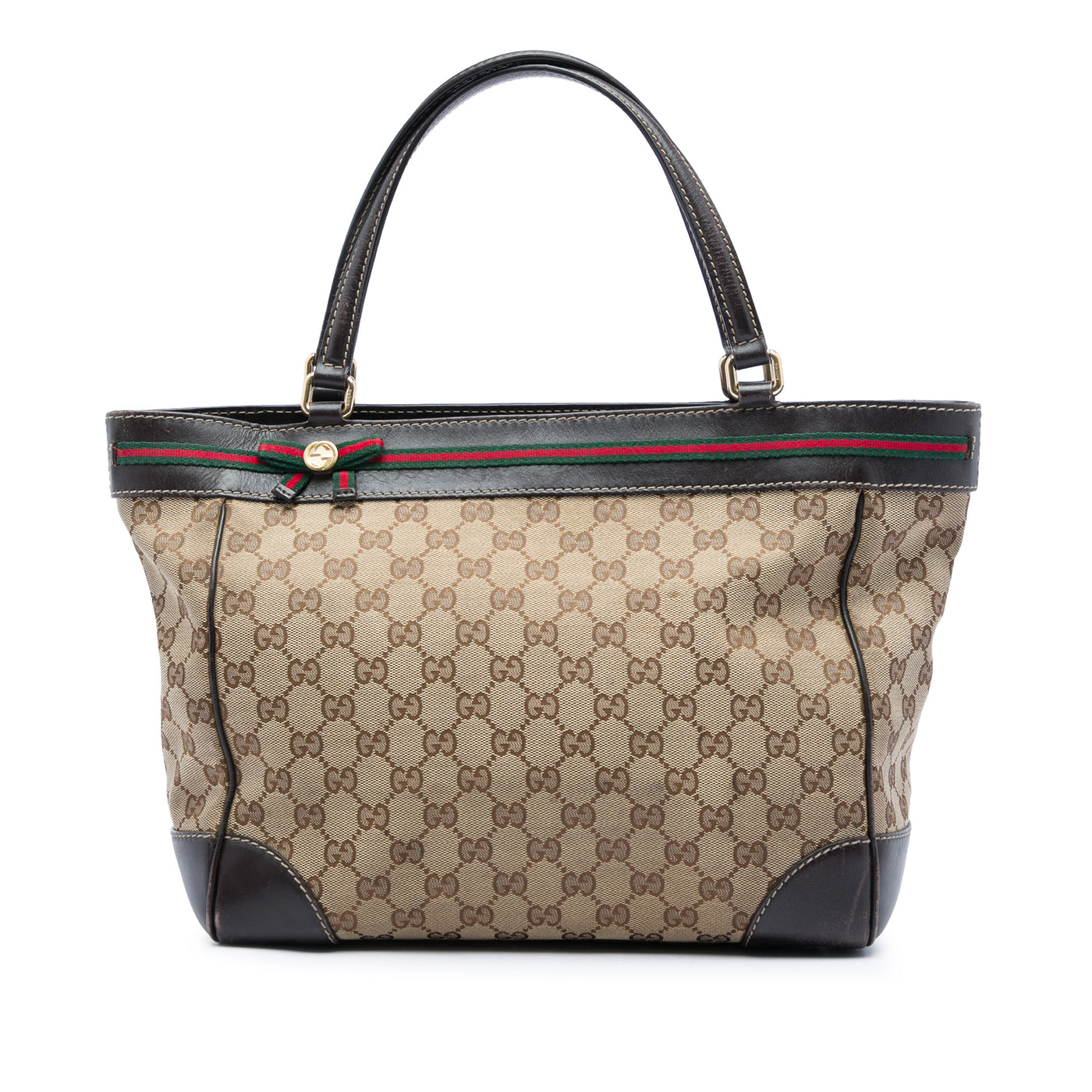 GG Canvas Web Mayfair Tote - Image 1