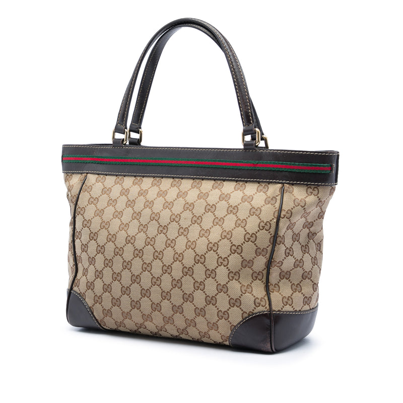 GG Canvas Web Mayfair Tote - Image 2