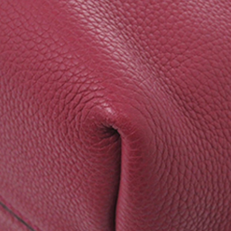 Small Leather Double Handle Tote - Image 10