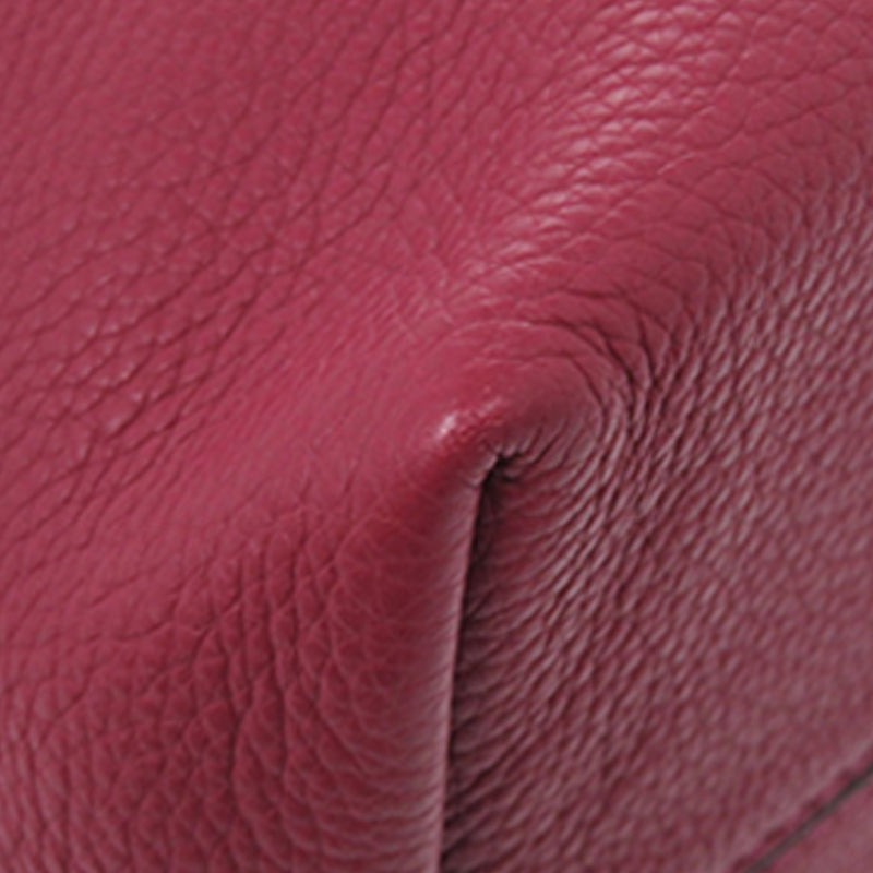 Small Leather Double Handle Tote - Image 9