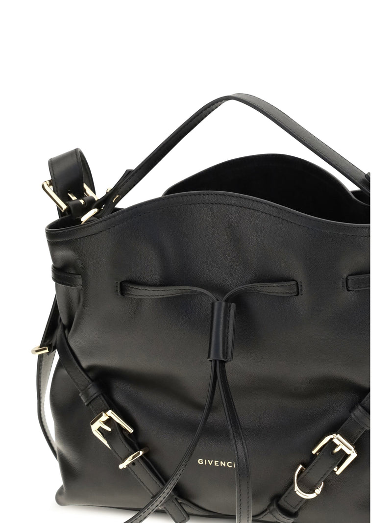 Givenchy Voyou Bucket Bag — Black Calf Leather Bos Taurus