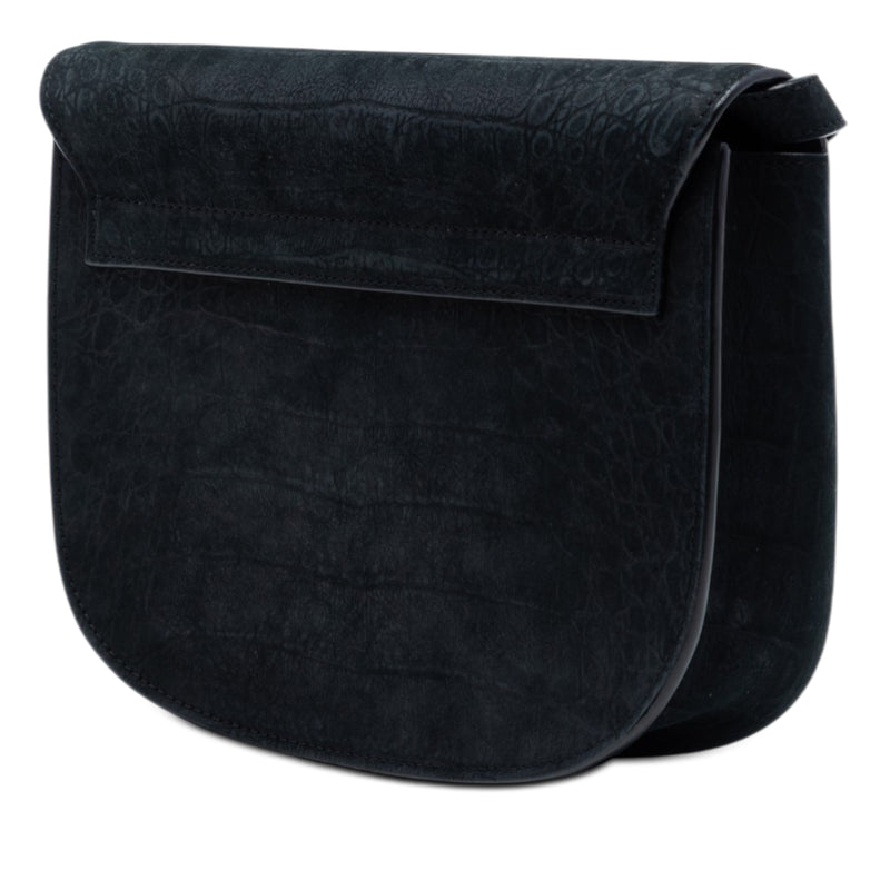 Medium Croc Embossed Nubuck Monogram Kaia Crossbody - Image 2