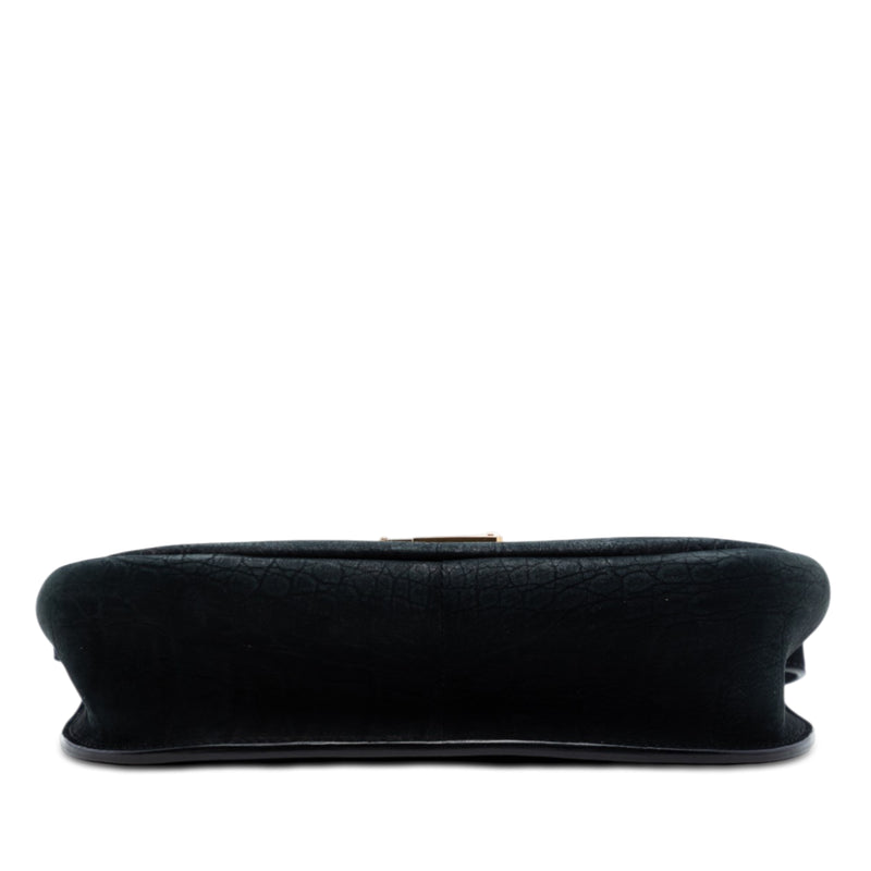 Medium Croc Embossed Nubuck Monogram Kaia Crossbody - Image 3
