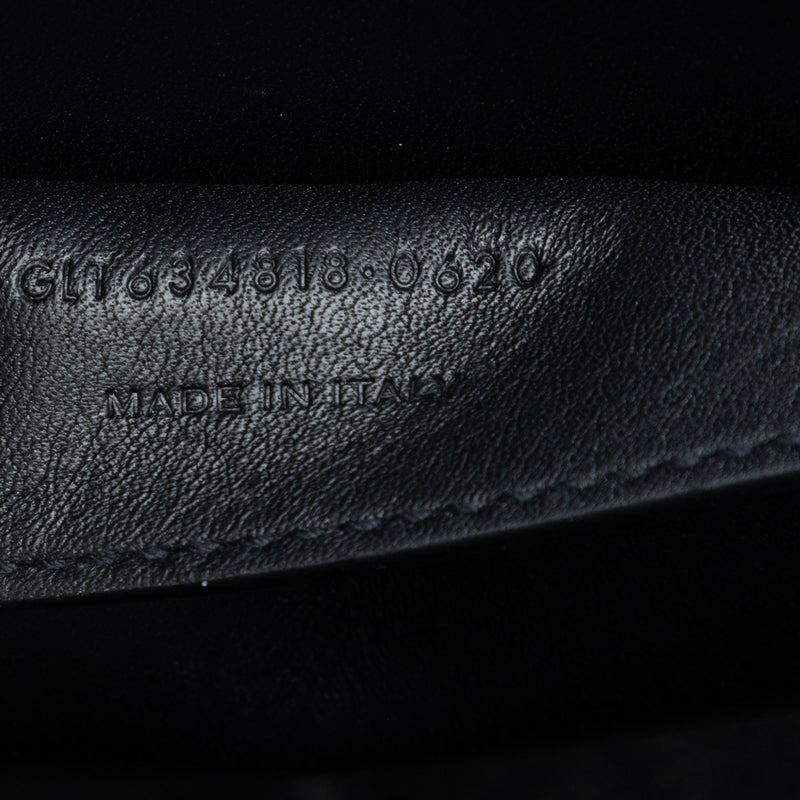 Medium Croc Embossed Nubuck Monogram Kaia Crossbody - Image 6