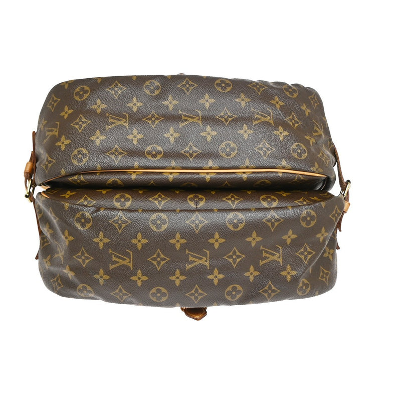Louis Vuitton Saumur Monogram Canvas Brown Bag