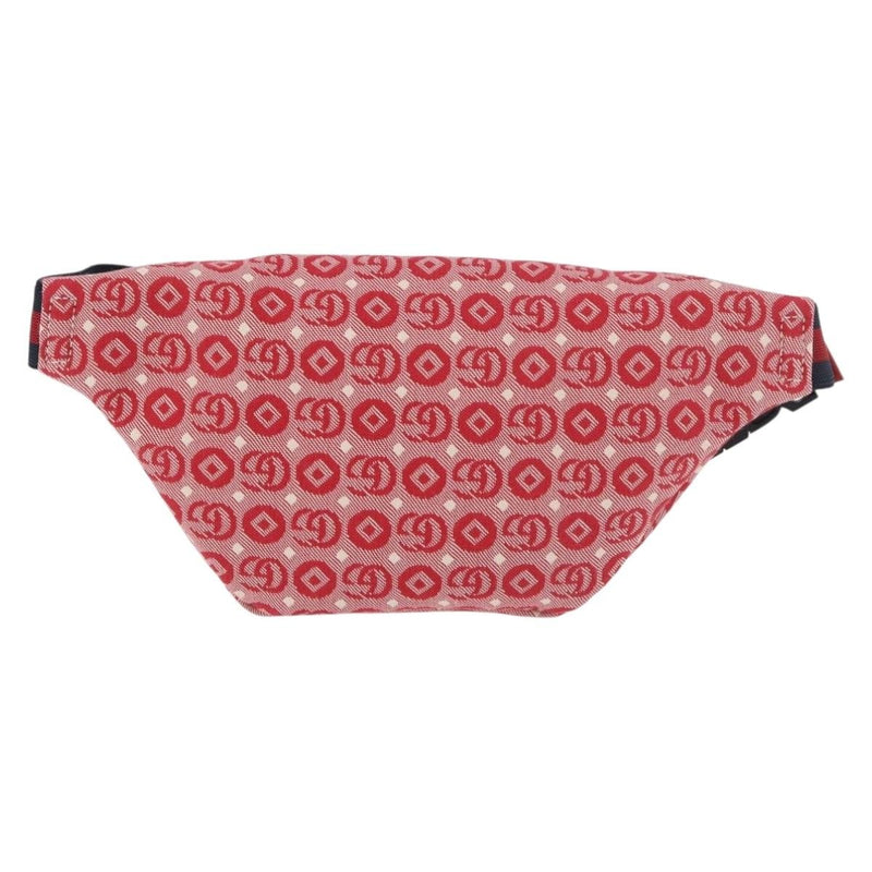 Gucci Childrens Belt Printed Coated Canvas Red Bag
