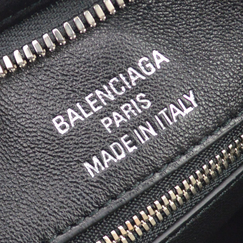 Balenciaga Leopolda Satin Black Bag