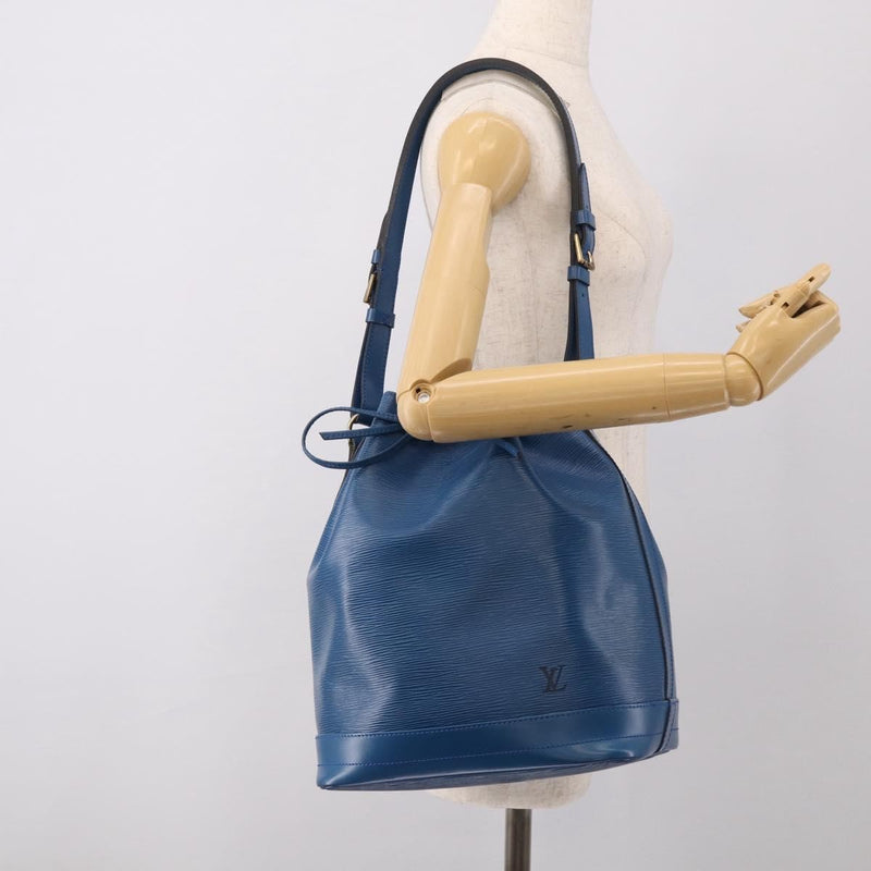 Louis Vuitton Noe Epi Leather Blue Bag