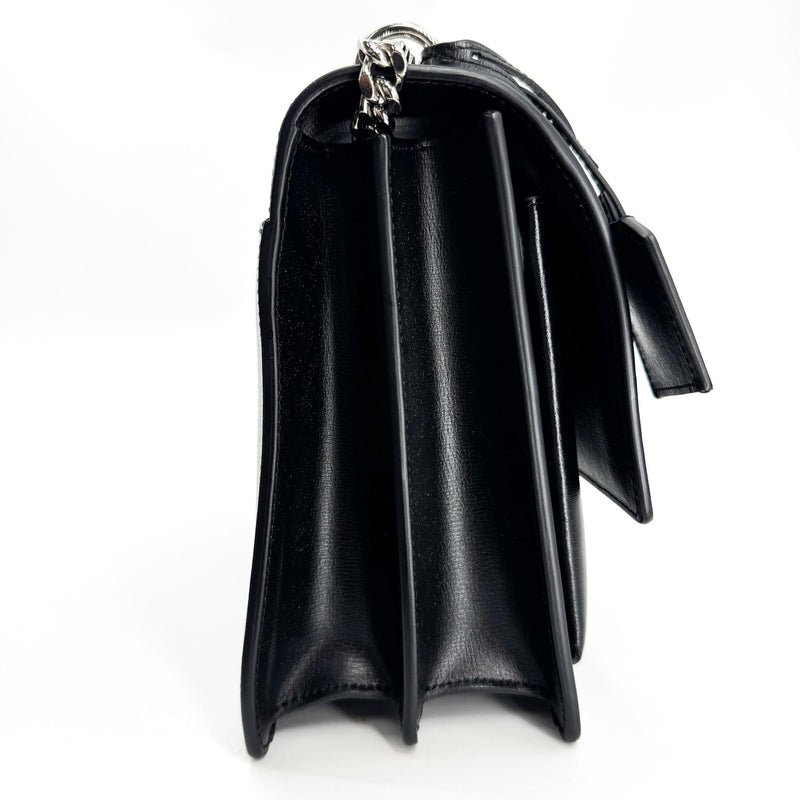 Saint Laurent Sunset Leather Black Calfskin Bag