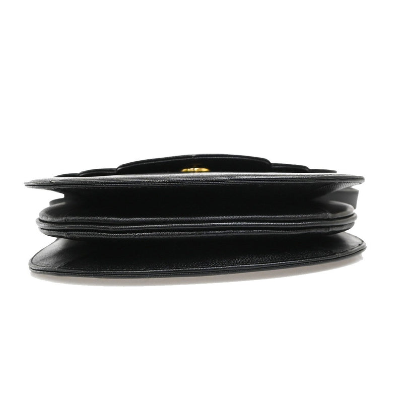 Saint Laurent Vintage Shoulder Bag Leather Black