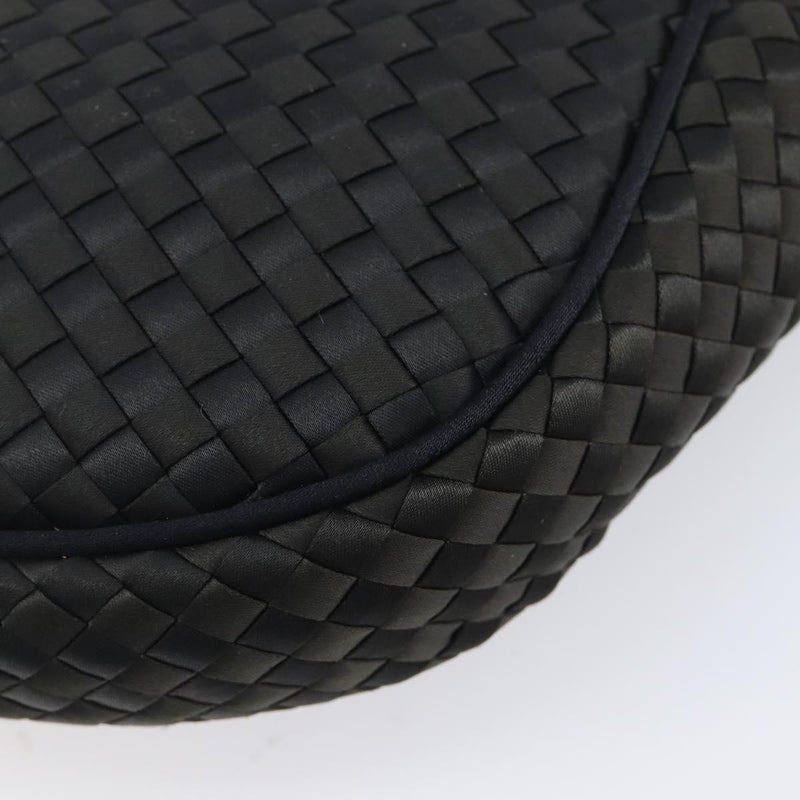 Bottega Veneta Vintage Intrecciato Hobo Nylon Black