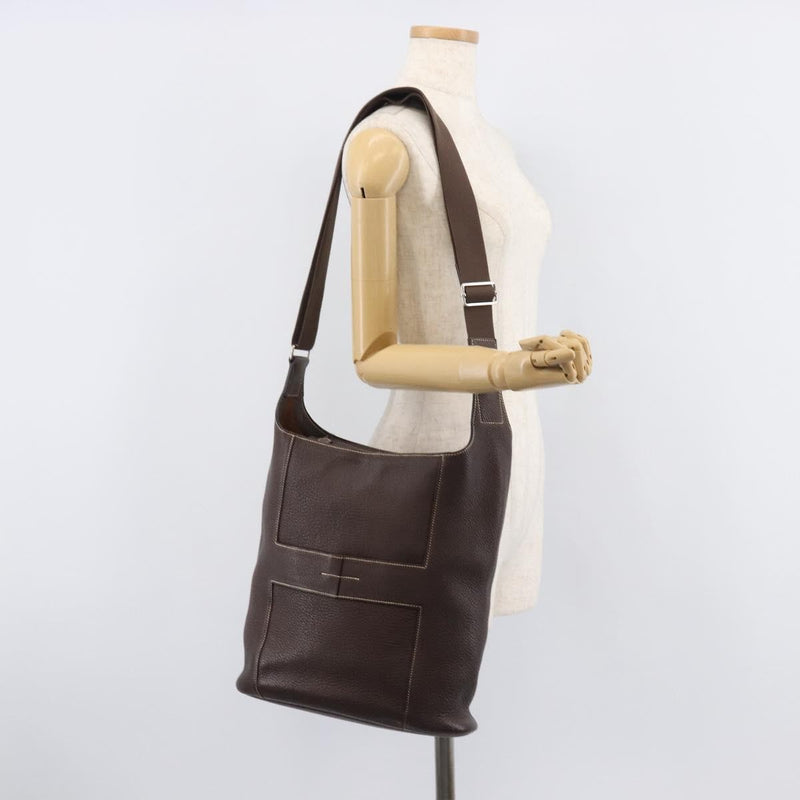 Hermes Sac Good News Leather Brown Bag