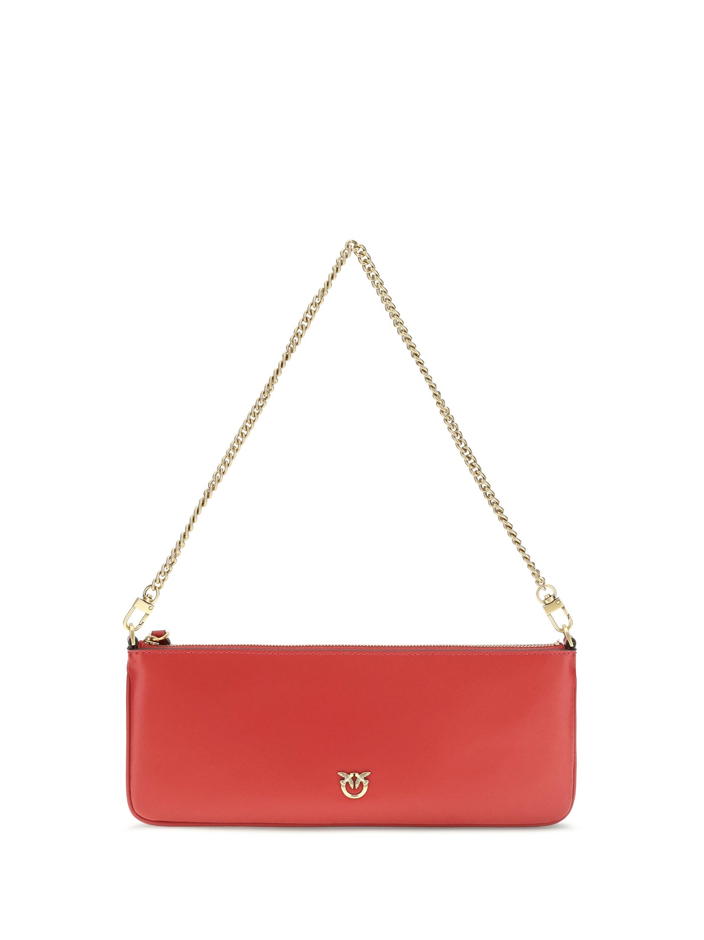 Pinko Horizontal Shoulder Bag — Red