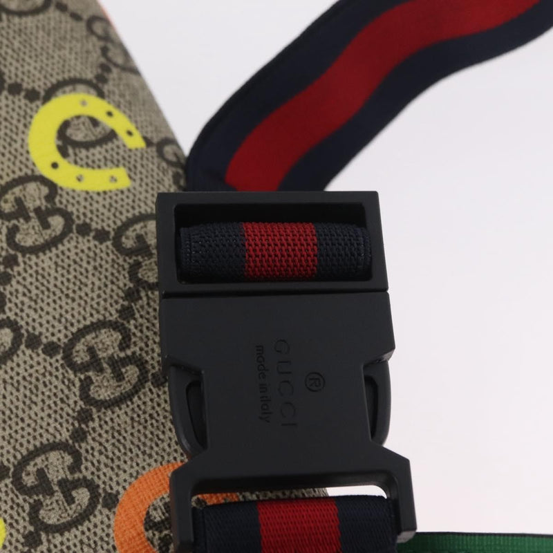 Gucci Childrens Belt Bag Printed Gg Coated Canvas Beige