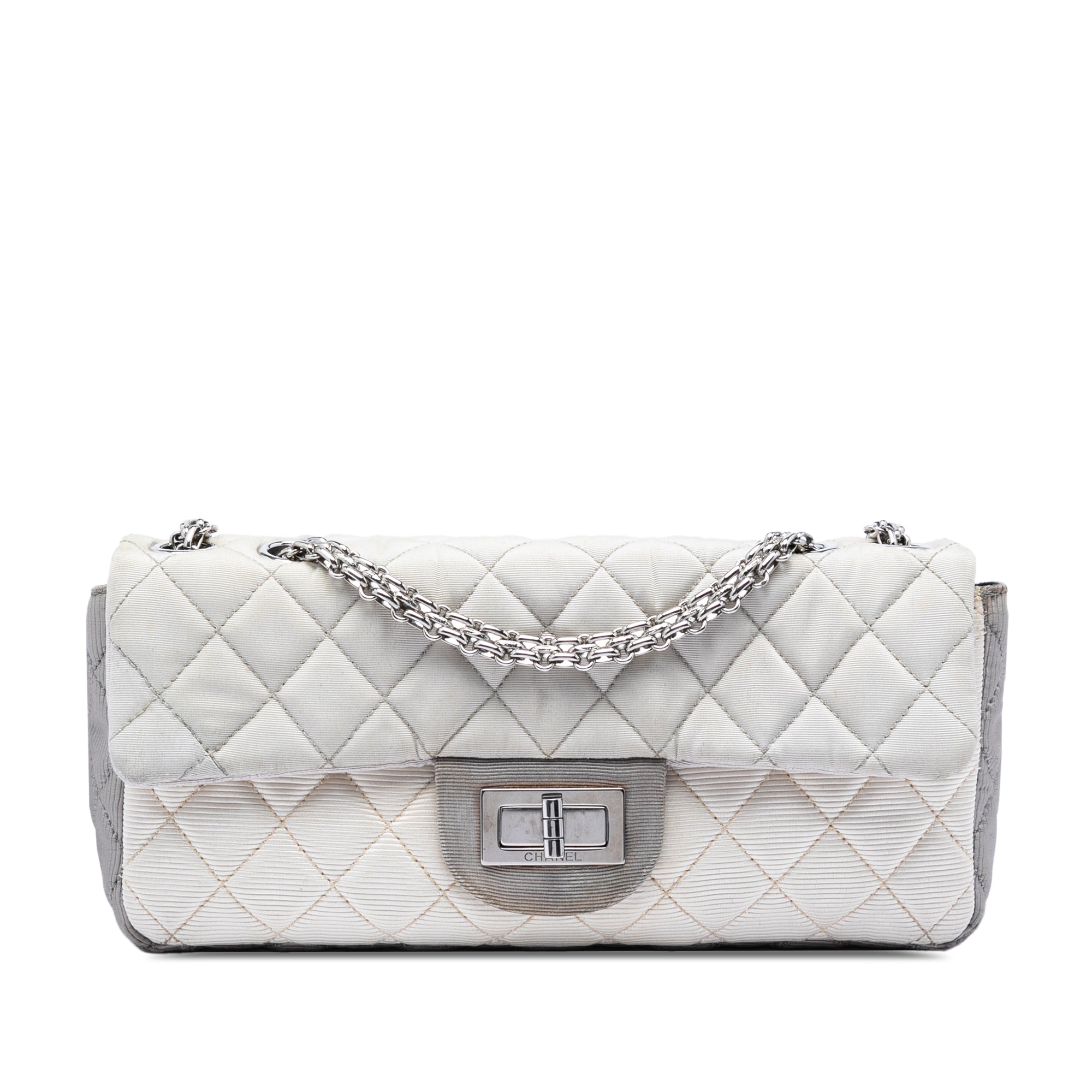 Small Tricolor Quilted Jersey Reissue 2.55 East West Flap - Image 1