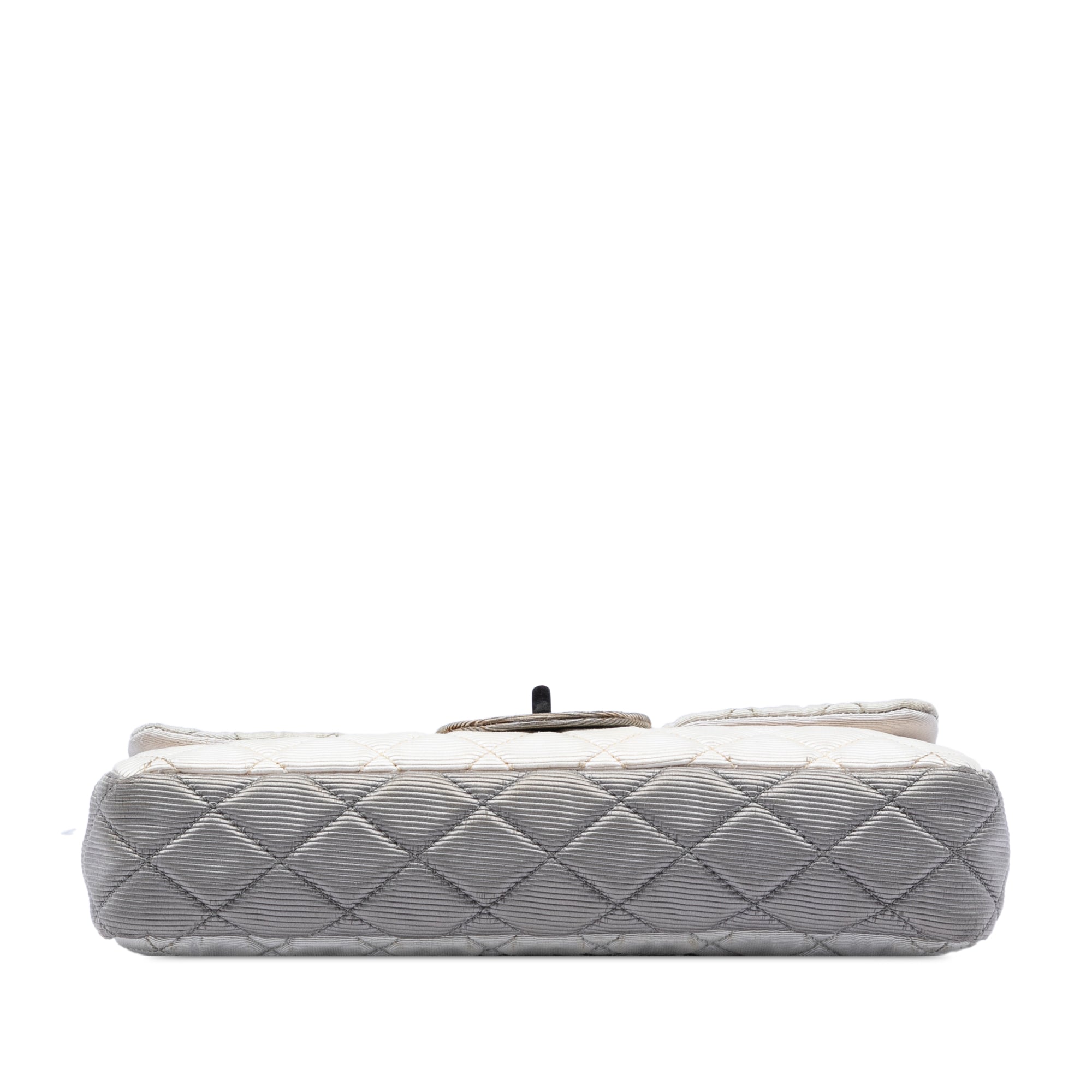 Small Tricolor Quilted Jersey Reissue 2.55 East West Flap - Image 3