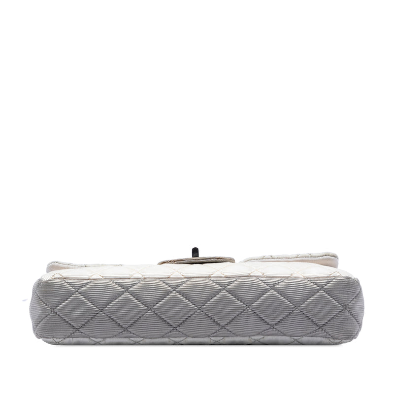 Small Tricolor Quilted Jersey Reissue 2.55 East West Flap - Image 3