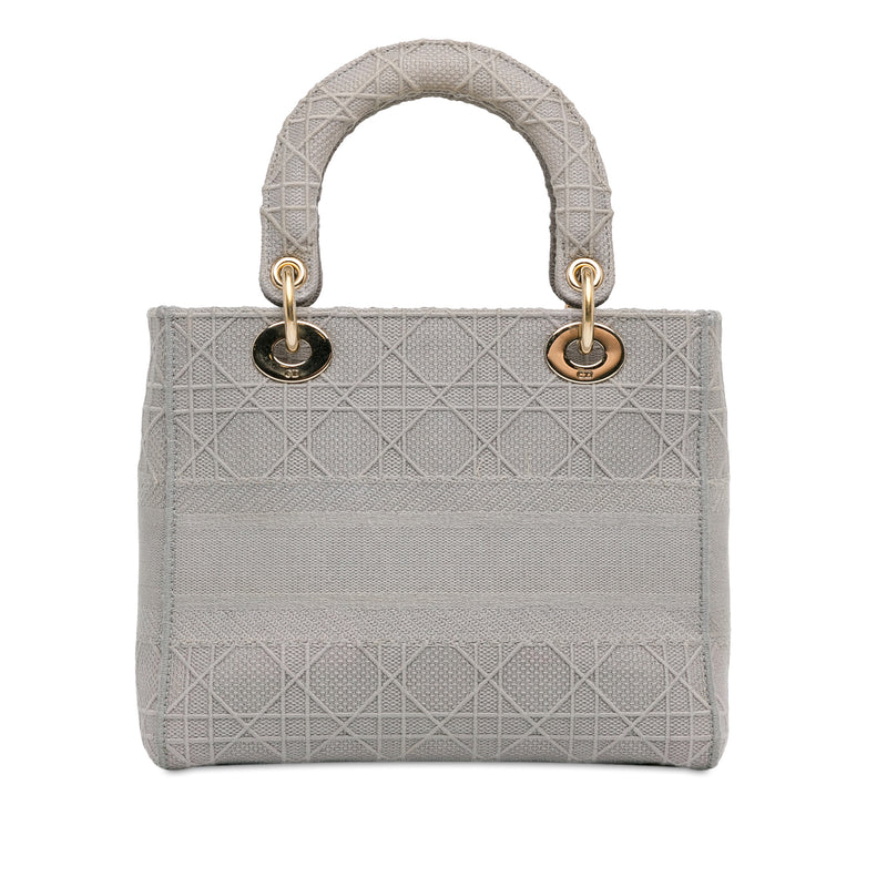 Medium Canvas Cannage Lady D Lite - Image 3
