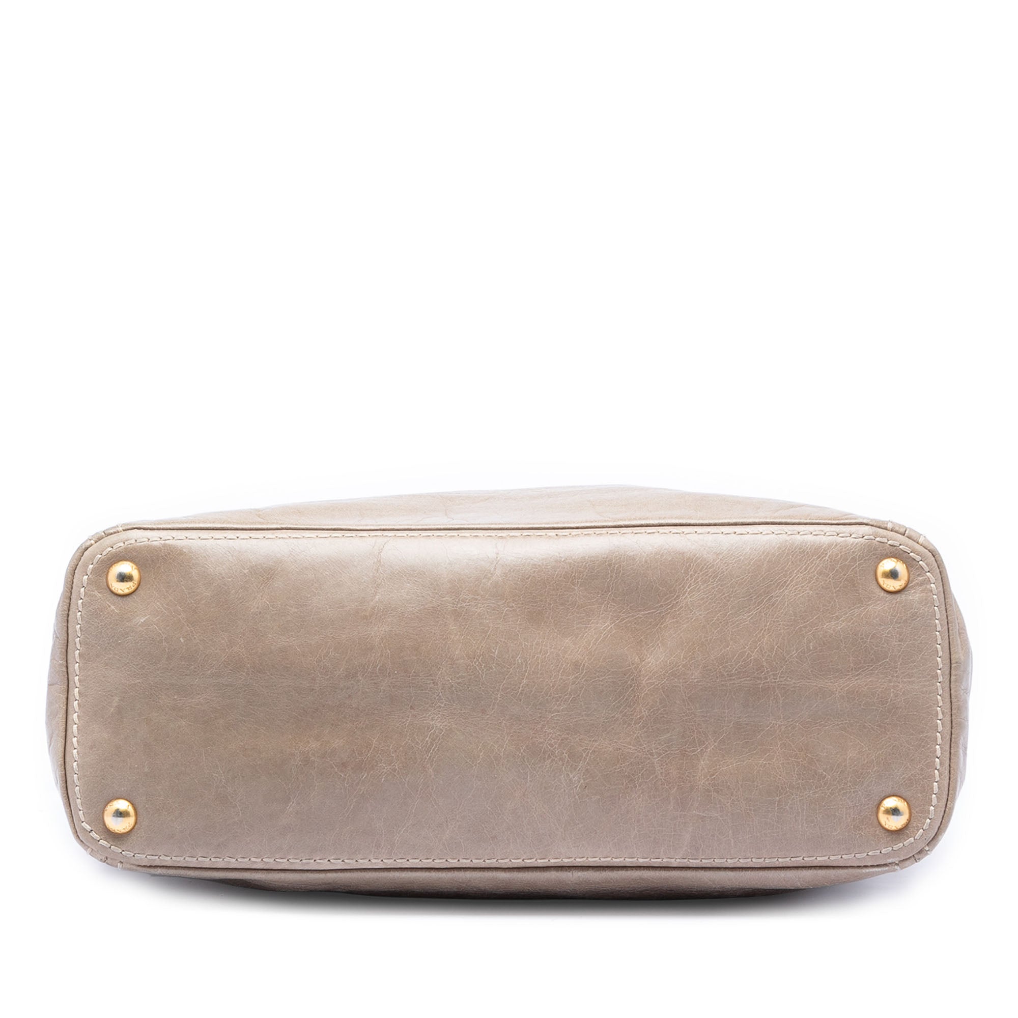 Vitello Shine Front Pocket Convertible Tote - Image 3
